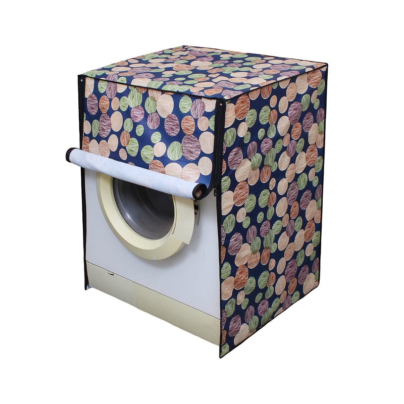 Lithara Waterproof Front Load Washing Machine Cover For 7 Kg, 7.2 Kg, 7.5 Kg, 8 Kg (Design_71) - Image 5
