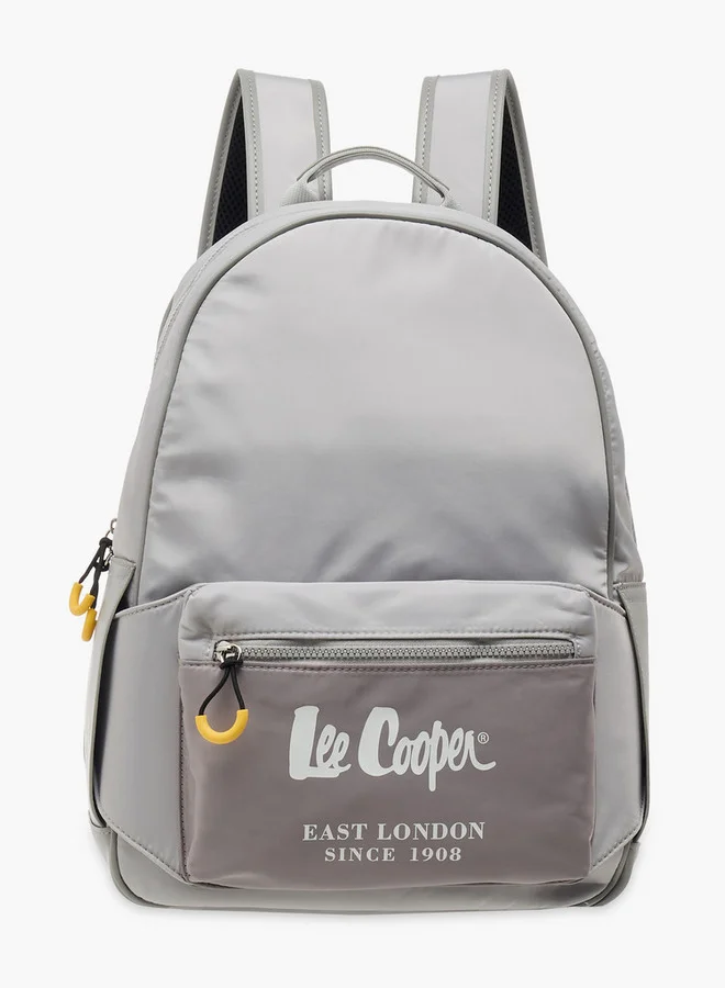 لي كوبر Solid School Backpack with Adjustable Straps and Zip Closure - 30x13x41 cm