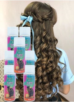 ROVAL 7 Pieces Hair Color Spray Brown  - Image 1