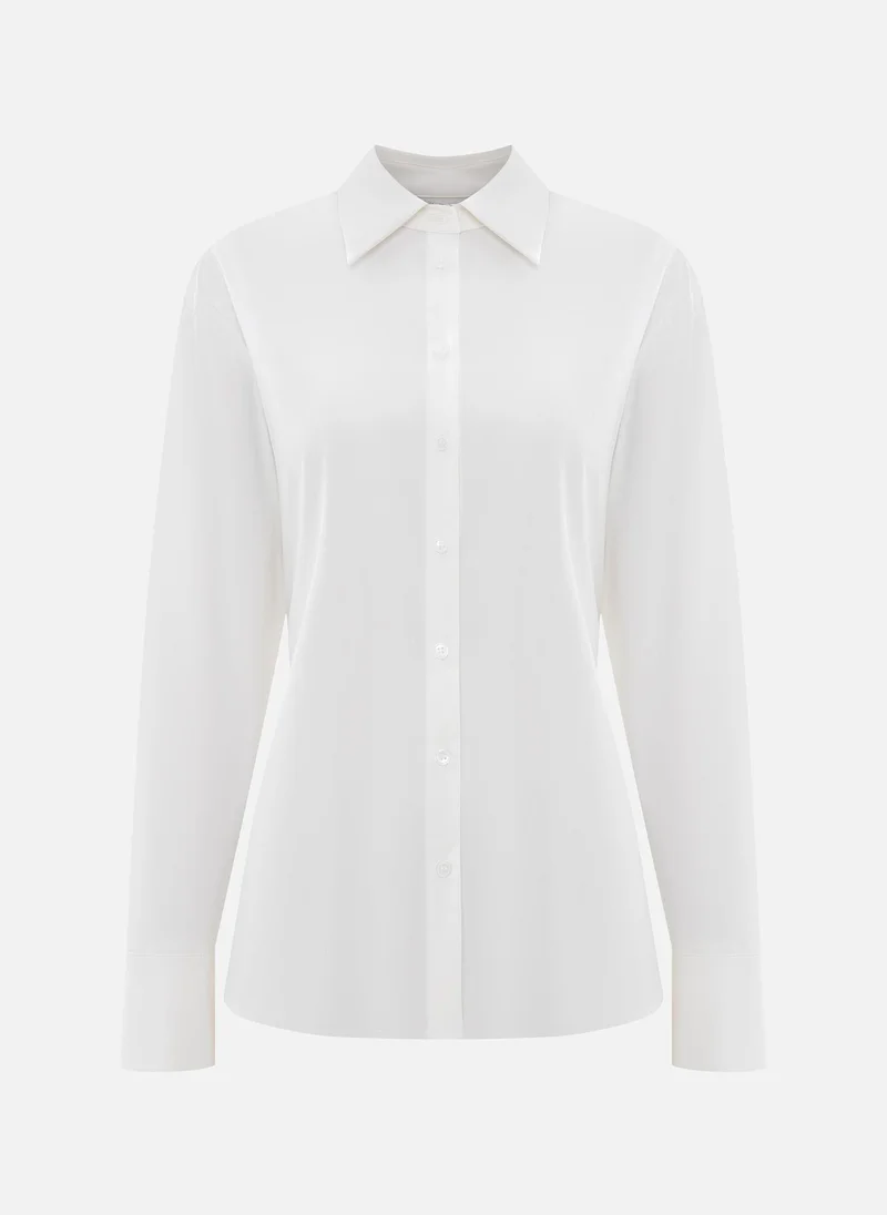 Lichi Straight shirt with adjustable waist