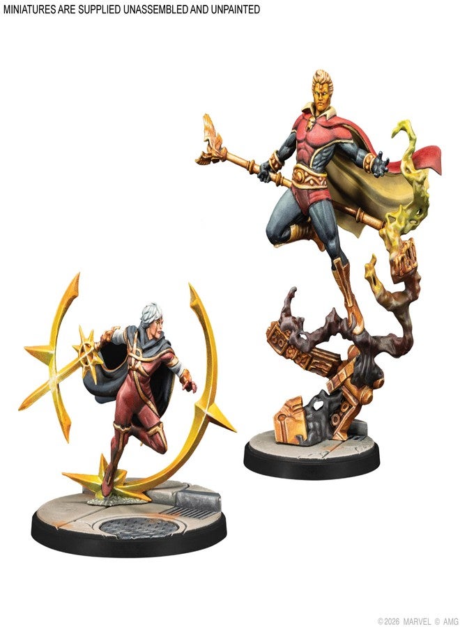 Asmodee Marvel: Crisis Protocol Adam Warlock, Moondragon & Quasar Character Pack - Image 2