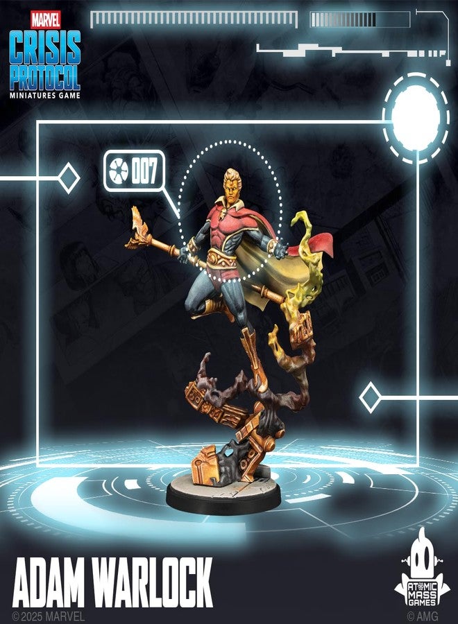 Asmodee Marvel: Crisis Protocol Adam Warlock, Moondragon & Quasar Character Pack - Image 5