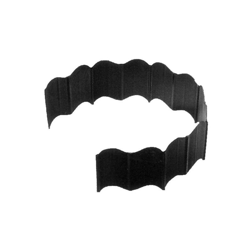 Suncast 6" Interlocking No Dig Border Landscape Edging, Durable Black Vinyl, Easy Install Sections for Garden and Flower Bed Landscaping (Set of 40) - Image 5