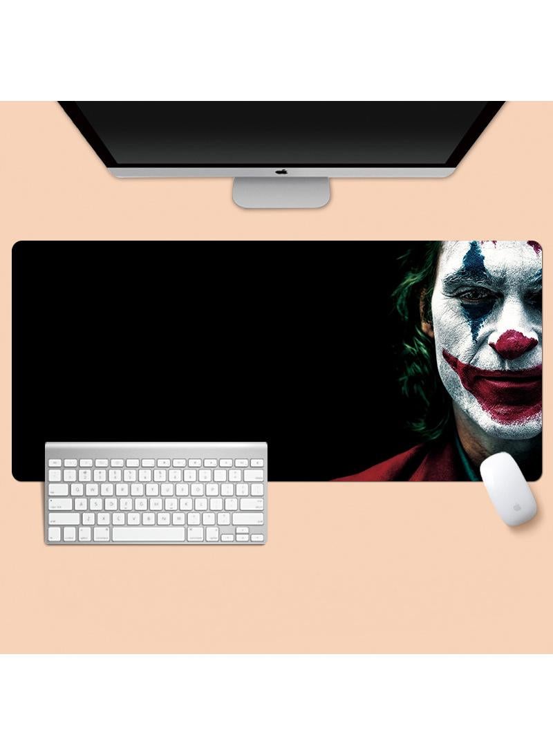 Y&D Joker Anime Movie Characters Gaming Mouse Pad Extended Large Mat Desk Pad Stitched Edges Mousepad Long Mouse Pad And Non-Slip Rubber Base Mice Pad 800X300X4mm