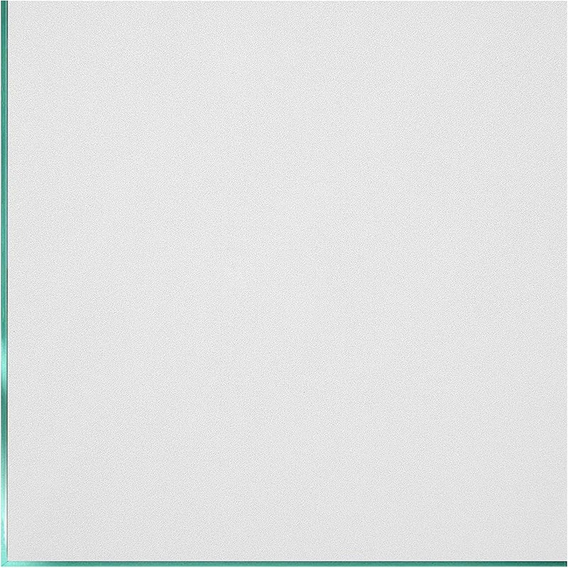 Coavas Window Privacy Film Frosted Glass Static Clings, Decorative Bathroom Door Covers Day and Night, Heat UV Blocking Anti-Glare Frosting Stickers, 17.5 x 118.1 Inch, White - Image 1