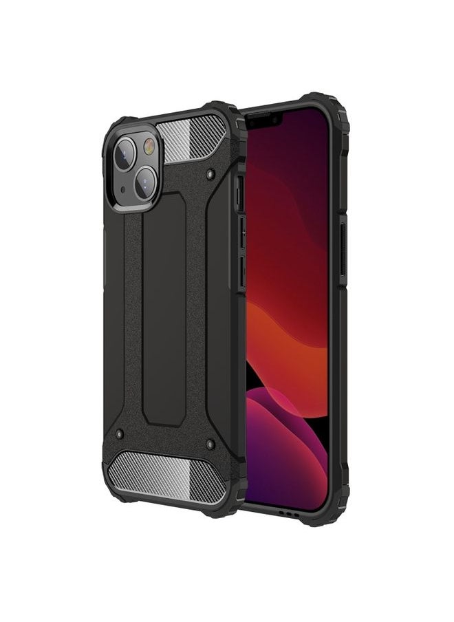 Generic Case Cover For iPhone 13 mini Magic Armor TPU + PC Combination Case  Black 