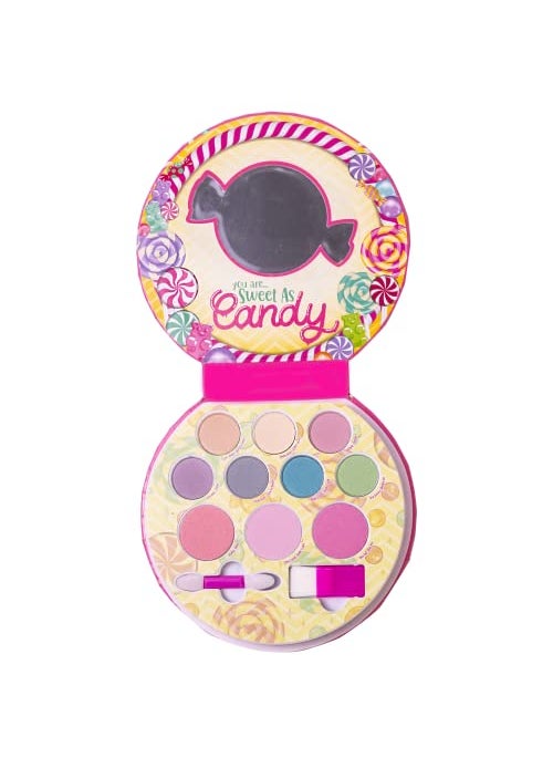 Lip Smacker - Lip Smacker Sparkle  Shine Eyeshadow Makeup Palette Sweet as Candy Shimmer  Christmas Make Up Collection  Holiday Present  Gift for Girls - Image 1