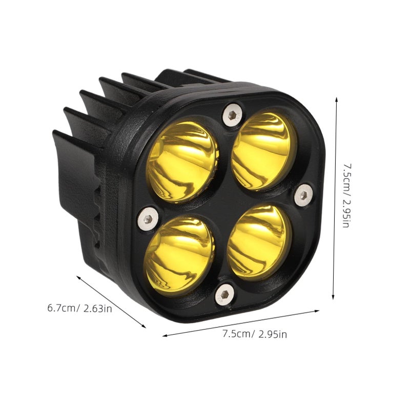 80V Motorcycle LED Fog Light Compact Off Road Work Light Easy Installation All Models - Image 3