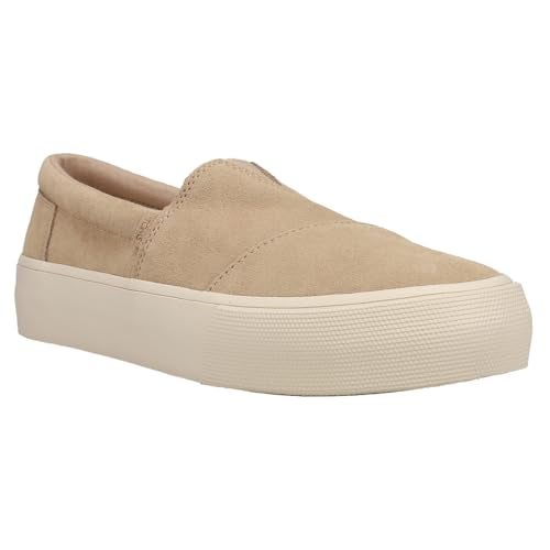TOMS Womens Fenix Slip On Platform Sneakers Shoes Casual - Beige - Size 9 B - Image 3