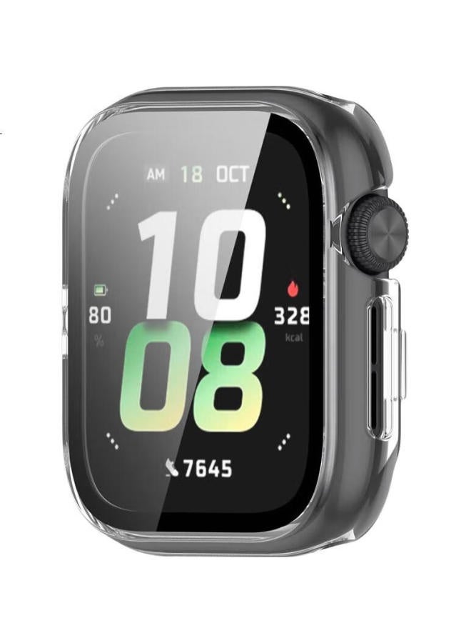 KMaxAI Transparent Protective Case And Screen Protector For Honor Watch 5, Full Coverage Watch 5 Dial Protection Cover & Screen Tempered Glass Film, Scratch-Resistant Hard Shell, Anti-Fingerprint Wris - Image 1