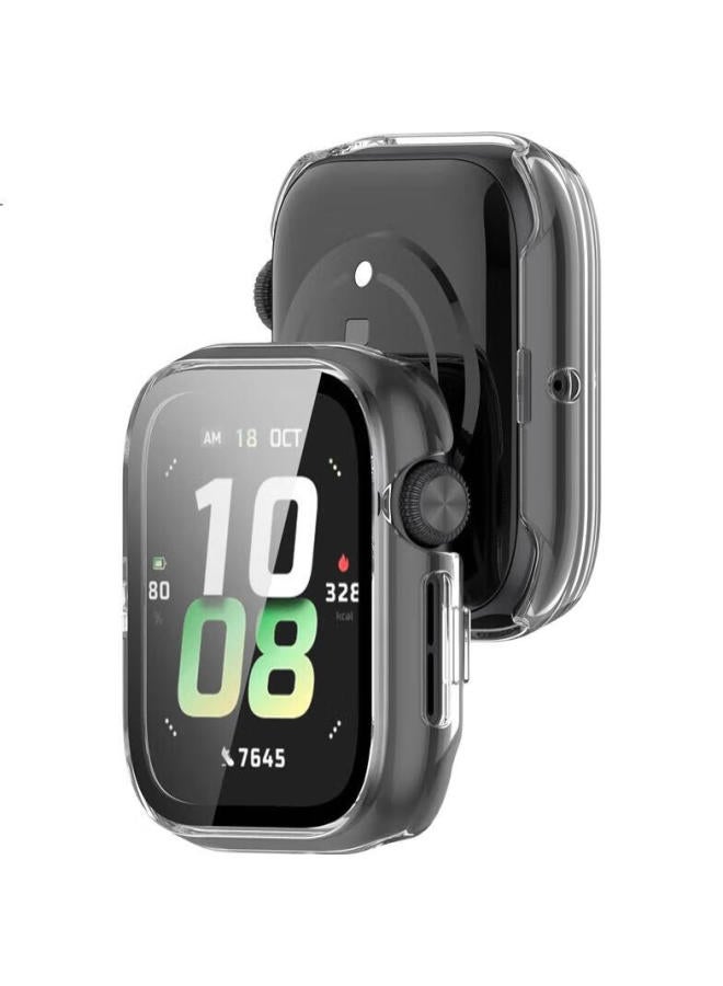 KMaxAI Transparent Protective Case And Screen Protector For Honor Watch 5, Full Coverage Watch 5 Dial Protection Cover & Screen Tempered Glass Film, Scratch-Resistant Hard Shell, Anti-Fingerprint Wris - Image 3
