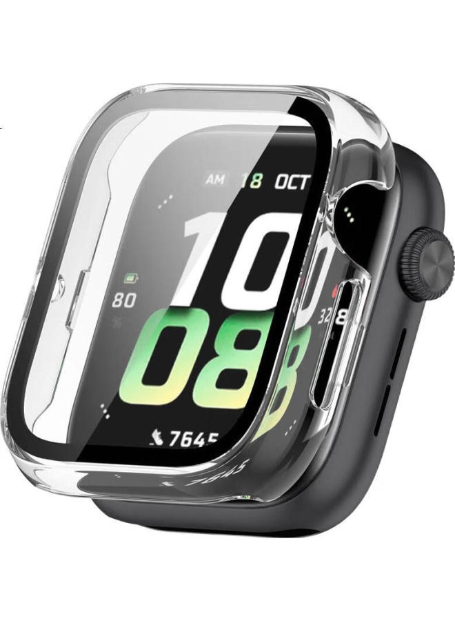 KMaxAI Transparent Protective Case And Screen Protector For Honor Watch 5, Full Coverage Watch 5 Dial Protection Cover & Screen Tempered Glass Film, Scratch-Resistant Hard Shell, Anti-Fingerprint Wris - Image 2