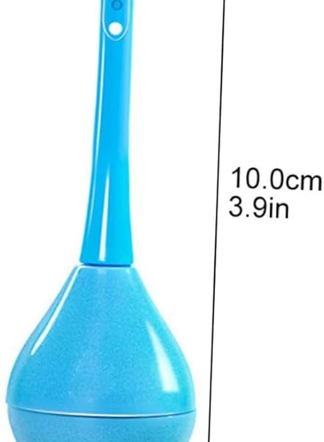 2 Pack Soft Silicone Bristles Manual Toothbrush For Adults Pink And Blue - Image 3