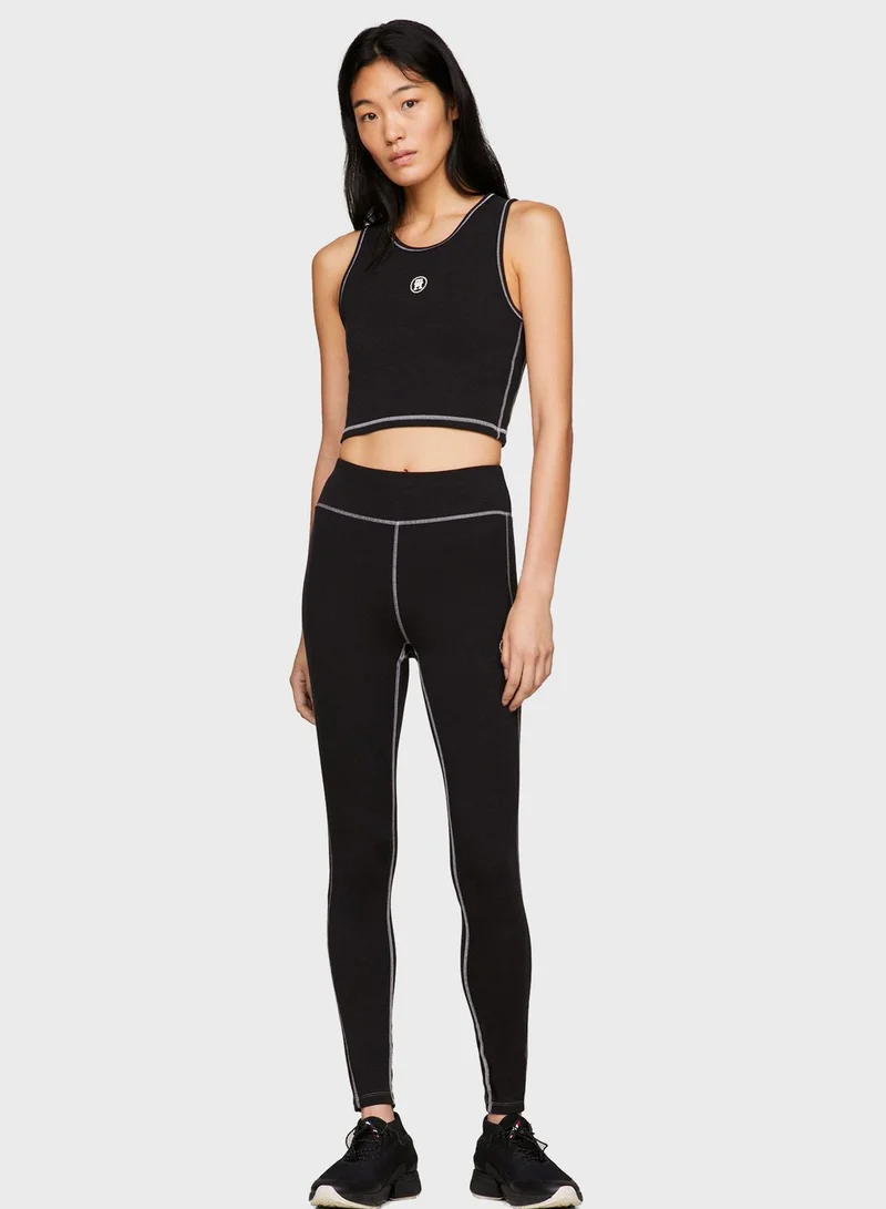 TOMMY HILFIGER Crest Contrast Tank