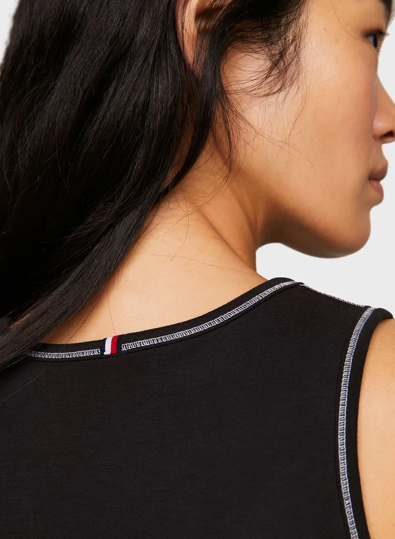 TOMMY HILFIGER Crest Contrast Tank