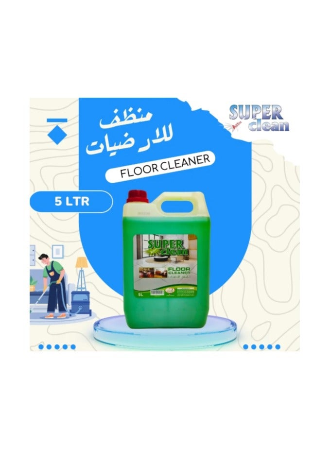 سوبر كلين سوبركلين منظف الأرضيات 5 لتر | سائل تنظيف قوي برائحة منعشة طويلة الأمد - Image 3