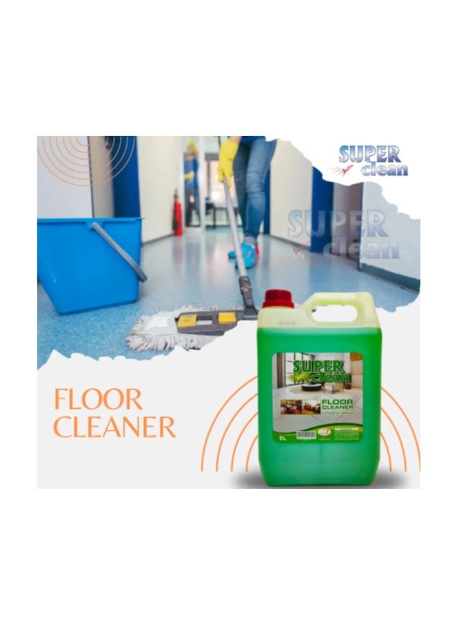 سوبر كلين سوبركلين منظف الأرضيات 5 لتر | سائل تنظيف قوي برائحة منعشة طويلة الأمد - Image 4