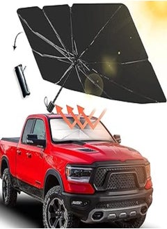 SUV Car Windshield Sun Shade, Foldable Car Windshield Sunshade, Sunshades Car Umbrella for Windshield Easy to Store and Use Fits Windshields of Various Sizes - pzsku/Z0D42ADB267EFB19E38BCZ/45/_/1719698405/f257f7e8-fb5f-4584-9170-17a07e6f24b3