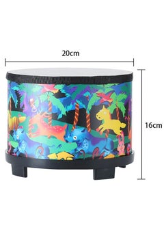 Generic Floor Tom Drum Percussion Instrument for Kids, 8 inch Acoustic Floor Tom Drum Instrument Music Drum with 2 Mallets Music Drum Musical Toy for Baby Children Special Birthday Gift  - Image 3