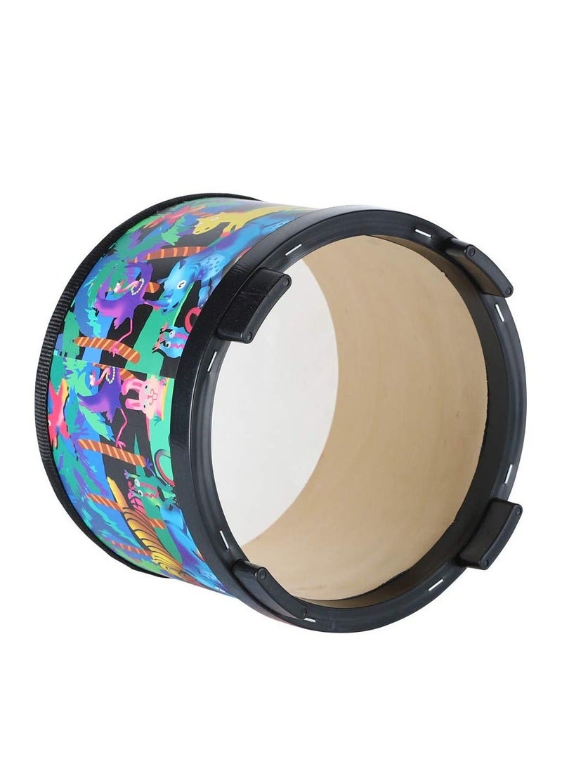 Floor Tom Drum Percussion Instrument for Kids, 8 inch Acoustic Floor Tom Drum Instrument Music Drum with 2 Mallets Music Drum Musical Toy for Baby Children Special Birthday Gift  - Image 5