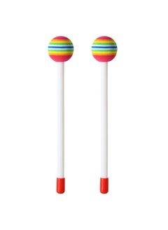 Generic Floor Tom Drum Percussion Instrument for Kids, 8 inch Acoustic Floor Tom Drum Instrument Music Drum with 2 Mallets Music Drum Musical Toy for Baby Children Special Birthday Gift  - Image 4