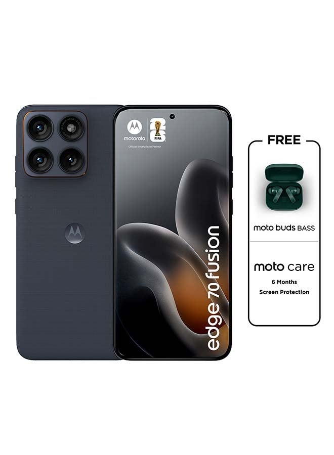 Motorola Edge 70 Fusion 5G Dual SIM PANTONE Silhouette 12GB RAM 256GB with Free Gift - Middle East Version - Image 1