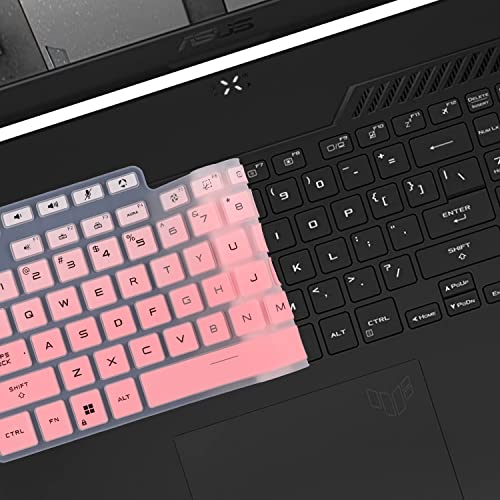 MUBUY-GOL Keyboard Cover for ASUS TUF F16/TUF A16 2026 2025 2024, TUF A15 F15 FA507UI/UV/UU FX507ZC, TUF A17 F17 FA707RC/RE/RW/RM FA707XI/XV/XU/NV (NOT FIT 2022 or Older A15 A17 F15 F17) -OPink - Image 5