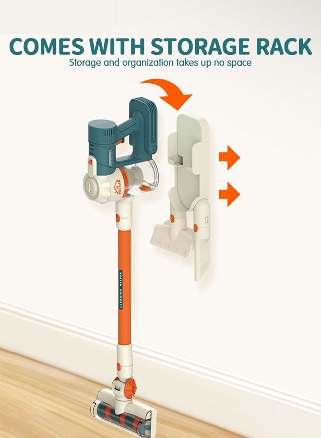 DURKU Children's Toy Vacuum Cleaner Set that Actually Works - Baby Play Vacuum, Kids Cleaning Set, Housekeeping Toy - Image 4