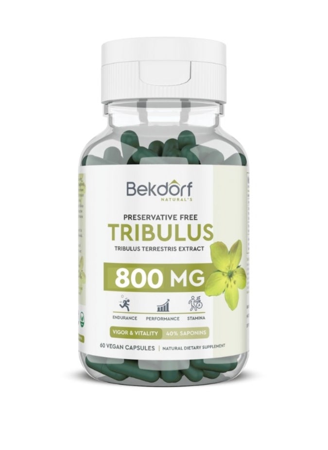 Bekdorf Tribulus Terrestris Extract Vigor And Vitality-60 Vegan Capsules  - Image 1