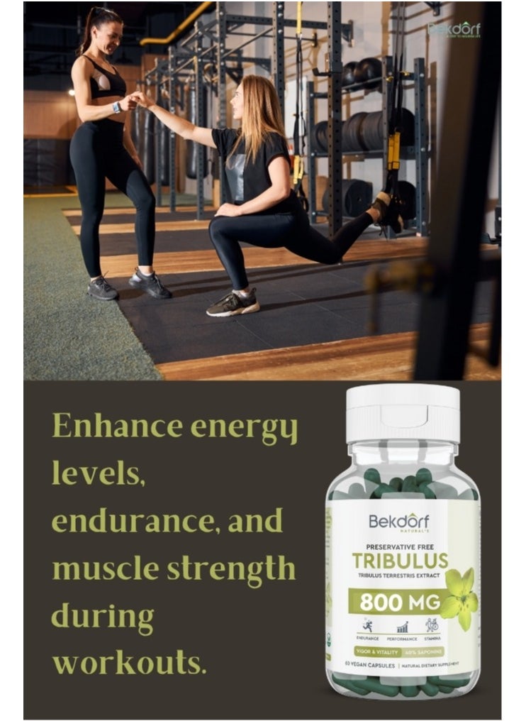 Bekdorf Tribulus Terrestris Extract Vigor And Vitality-60 Vegan Capsules  - Image 4