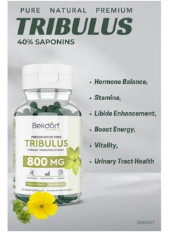 Bekdorf Tribulus Terrestris Extract Vigor And Vitality-60 Vegan Capsules  - Image 2