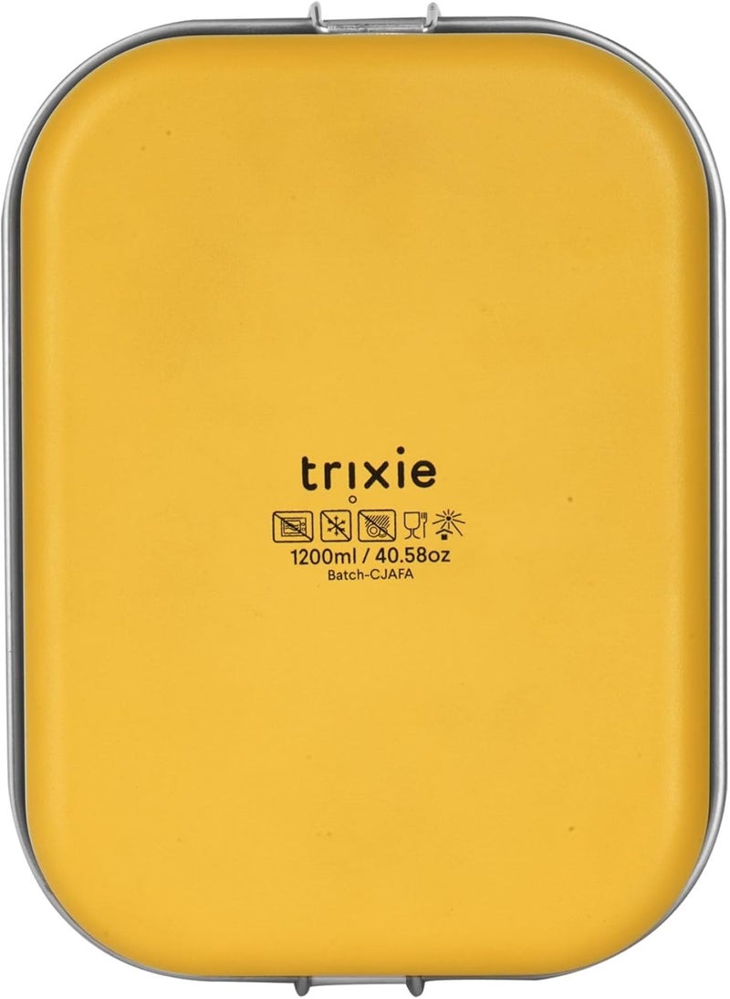 Trixie صندوق غداء تريكسى للأطفال من الفولاذ المقاوم للصدأ - نموذج كبير - السيد أسد - Image 5