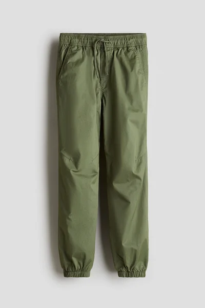 H&M Lined Twill Joggers