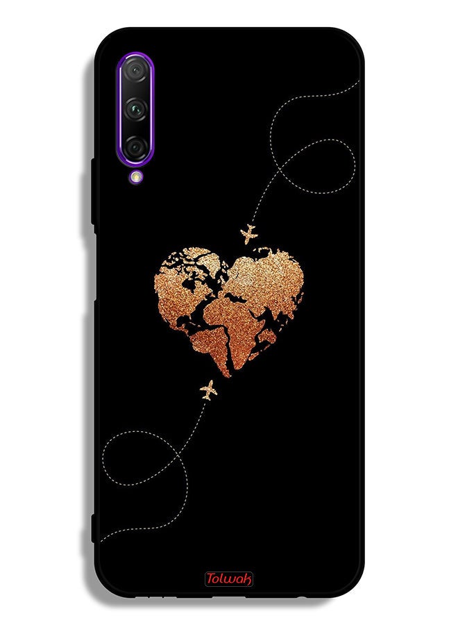 Tolwak Huawei Y9s Protective Case Cover Airplanes Touching Heart - Image 2