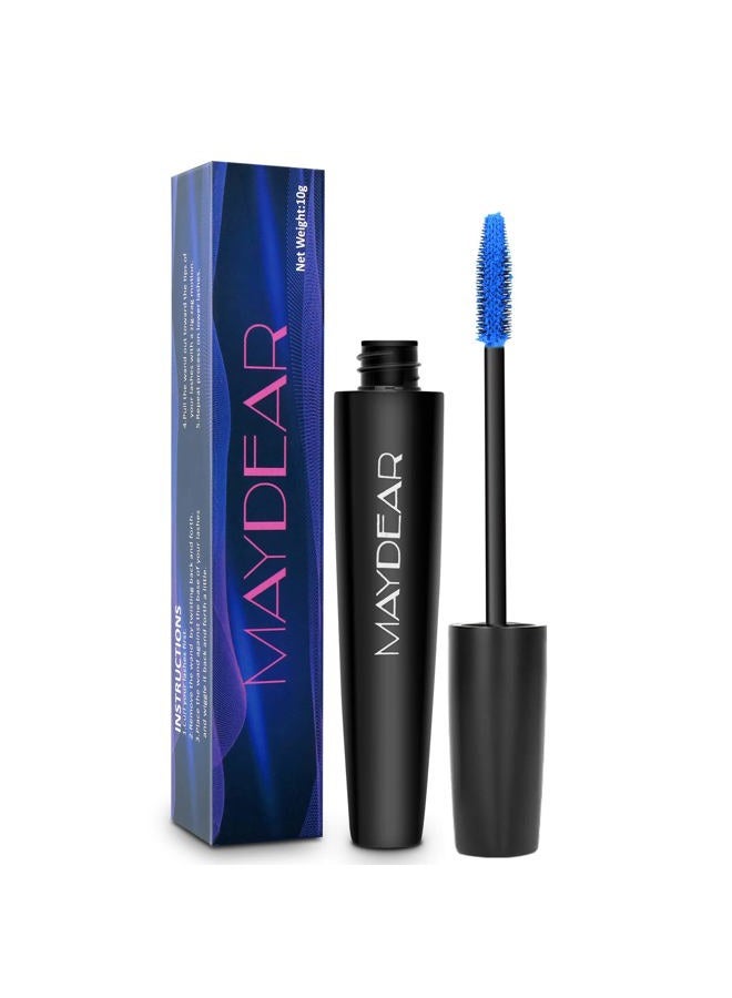 Maydear Waterproof Color Mascara, Longlasting, Smudge-Proof, Voluminous and Charming Mascara, Multiple colors available–Blue - Image 3