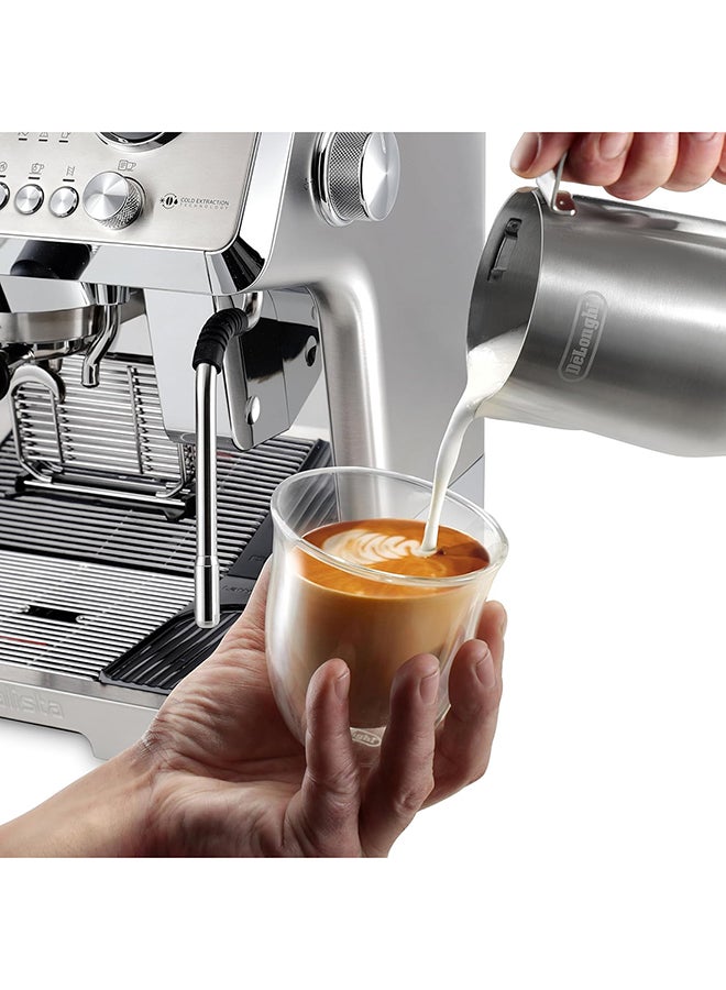 De'Longhi La Specialista Maestro EC9885.M, Espresso Pump Coffee Machine with Cold Extraction Technology, Professional Milk Frothing Nozzle, Sensor Grinding Technology, Includes Barista Kit, Metal 1.98 L 1450 W EC9885.M metal - Image 4