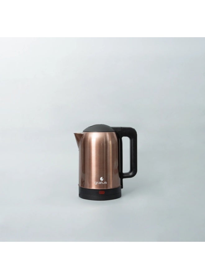 Gratus 2.0L Copper-Coated Stainless Steel Electric Kettle 1500W with 360° Cordless Base & Auto Shut-Off, Copper/Bronze GLK2098BC - Image 1