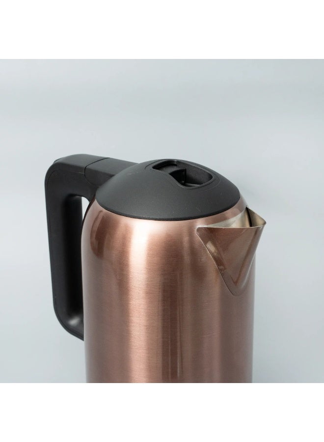 Gratus 2.0L Copper-Coated Stainless Steel Electric Kettle 1500W with 360° Cordless Base & Auto Shut-Off, Copper/Bronze GLK2098BC - Image 2