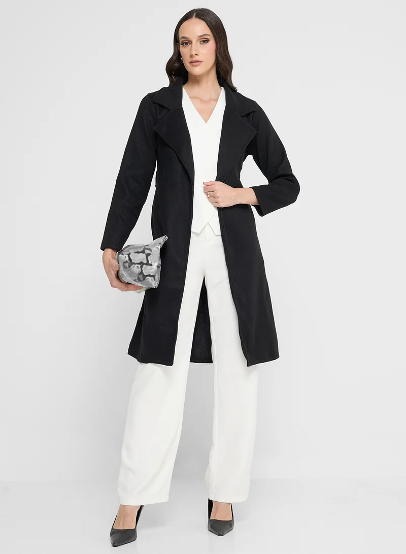 ايلا Soft Self Tie Coat