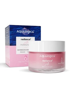 Aqualogica Radiance+ Jello Moisturizer Gel With Watermelon & Niacinamide For Pigmentation & Dark Spots - For Dry, Bright And Radiant Skin Of Women & Men -50G  - Image 1