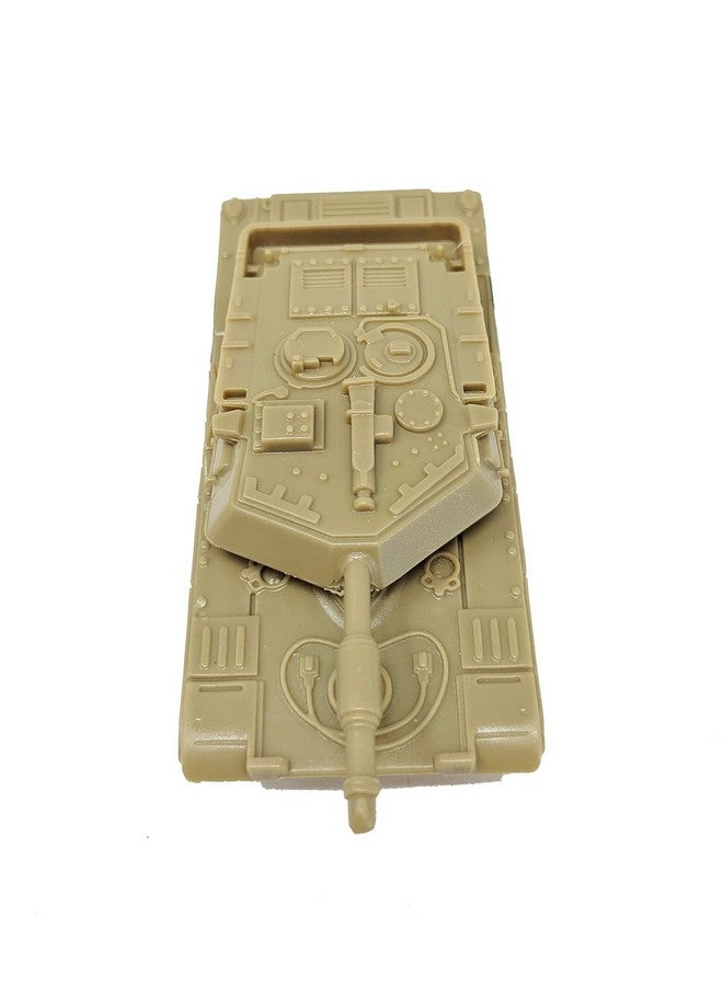 Toy Essentials 12 pc Armored Military Tanks with Wheels Diorama Sets Toy Aircraft Carriers Army Playsets - Image 3