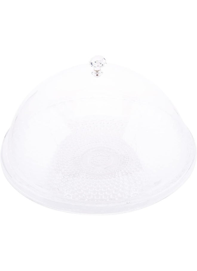 AKDC - AKDC Glass Cake Display Stand With Dome-Shaped Cover With Knob - Image 1