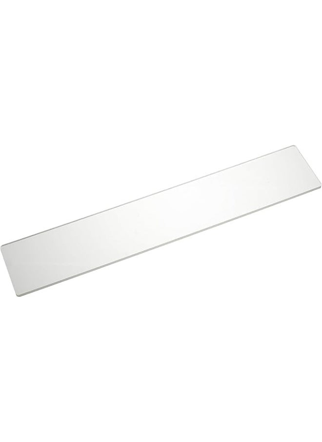 Horoof Home Horoof Home® Clear Acrylic Shelf – 39x7 cm, 6mm Thick – Floating Transparent Wall Shelf for Home, Office, Bathroom, and Display – Sturdy & Elegant Design  - Image 1