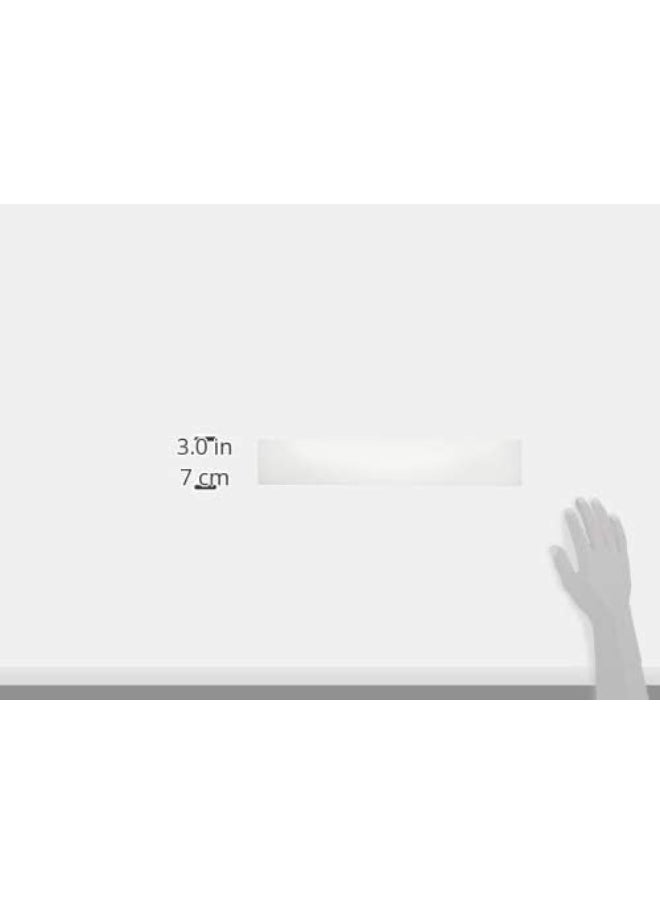 Horoof Home Horoof Home® Clear Acrylic Shelf – 39x7 cm, 6mm Thick – Floating Transparent Wall Shelf for Home, Office, Bathroom, and Display – Sturdy & Elegant Design  - Image 2