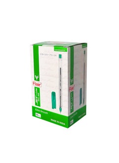 Flair Jet-Line Ball Pen Set of 50 Pcs, Green  - Image 2