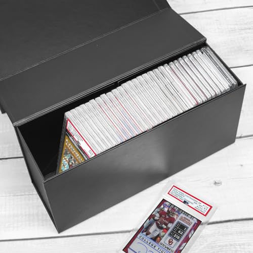 CollectHall Graded Sports Card Storage Box, PSA Graded Card Storage Box, Trading Card Storage Box, Graded Card Slab Case Compatible with PSA, BGS, SGC-1 Pack - Image 5