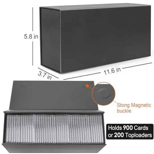 CollectHall Graded Sports Card Storage Box, PSA Graded Card Storage Box, Trading Card Storage Box, Graded Card Slab Case Compatible with PSA, BGS, SGC-1 Pack - Image 3