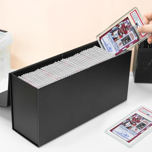 CollectHall Graded Sports Card Storage Box, PSA Graded Card Storage Box, Trading Card Storage Box, Graded Card Slab Case Compatible with PSA, BGS, SGC-1 Pack - Image 2