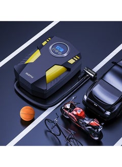 SUITU Digital Car Tyre Inflator Air Compressor with Auto Stop and LED Light 12V Fast Portable Air Pump for Car Bicycle Motorcycle Ball Air Mattress  - Image 3