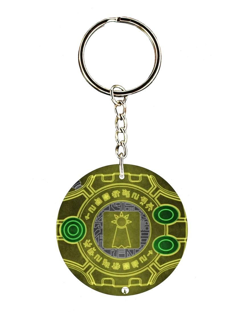 RKN Double Side Anime Digimon Printed Keychain